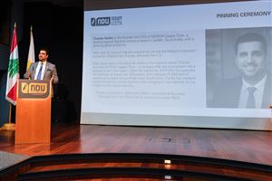 NDU Signs MoU with Alumnus and Pinning Ceremony Guest of Honor Charles Sarkis 15