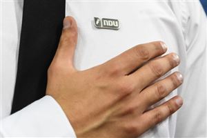 NDU Signs MoU with Alumnus and Pinning Ceremony Guest of Honor Charles Sarkis 19