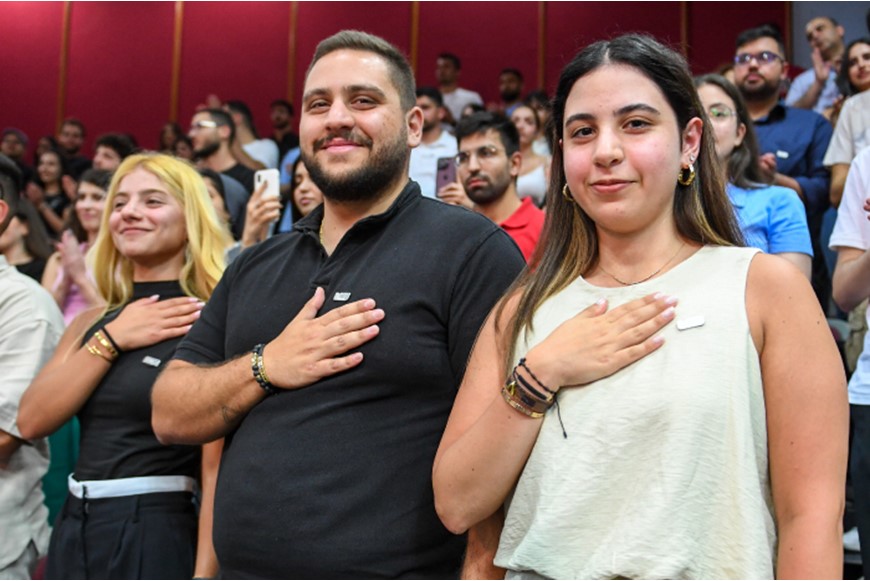 NDU Signs MoU with Alumnus and Pinning Ceremony Guest of Honor Charles Sarkis 21