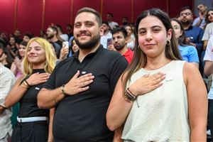 NDU Signs MoU with Alumnus and Pinning Ceremony Guest of Honor Charles Sarkis 21