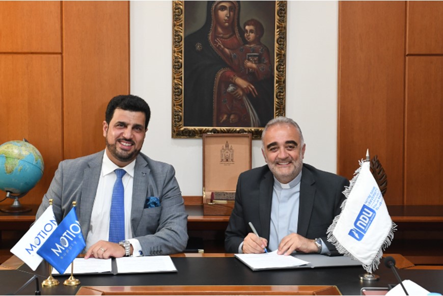 NDU Signs MoU with Alumnus and Pinning Ceremony Guest of Honor Charles Sarkis 4