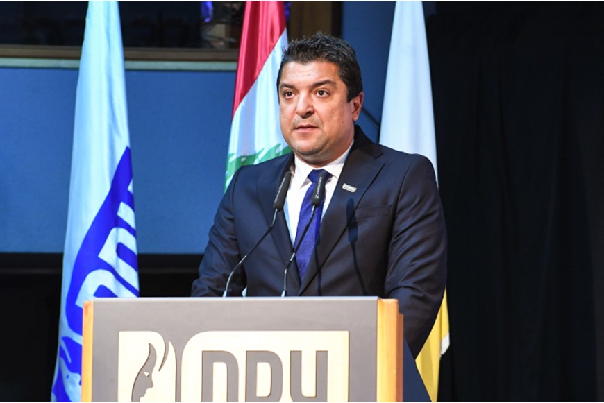 NDU Signs MoU with Alumnus and Pinning Ceremony Guest of Honor Charles Sarkis 9