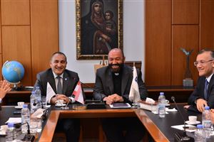 New Alumni Association Board Meets with NDU President 1