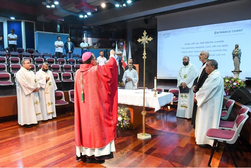 Apostolic Nuncio to Lebanon Presides Over Opening Mass for AY 2019-2020 12