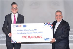USAID Launches Financial Aid Support  for Notre Dame University-Louaize 5
