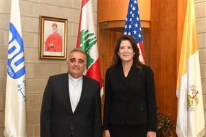 US Ambassador to Lebanon Visits NDU 5