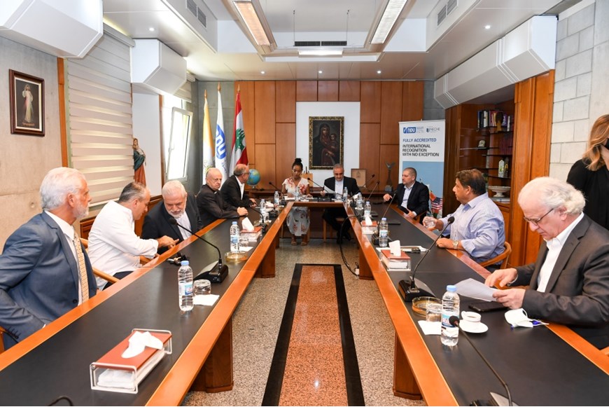 US Embassy Cultural Affairs Officer in Lebanon Visits NDU  1