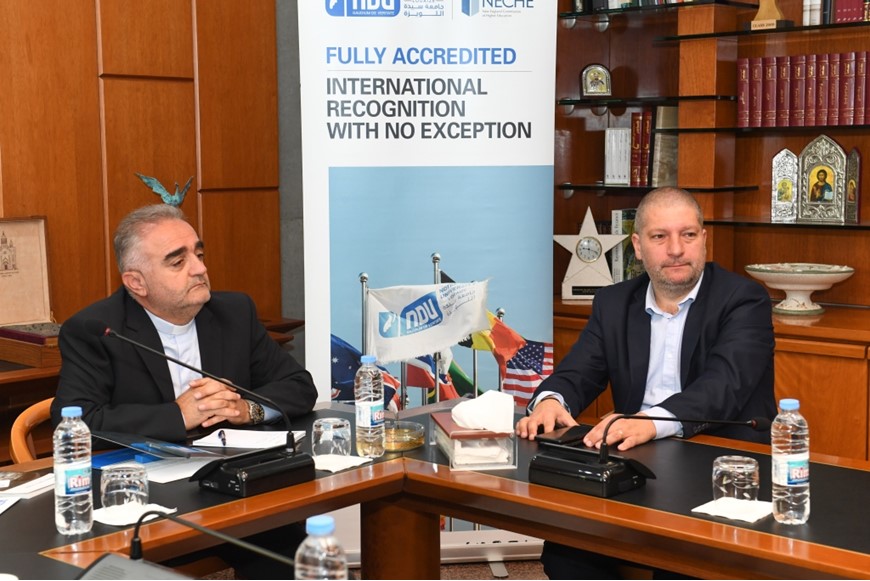 US Embassy Cultural Affairs Officer in Lebanon Visits NDU  6