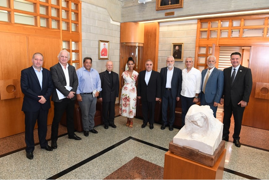 US Embassy Cultural Affairs Officer in Lebanon Visits NDU  8