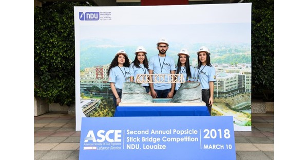 NDUers Win 2018 Inter-Universities Popsicle Stick Bridge Competition 5