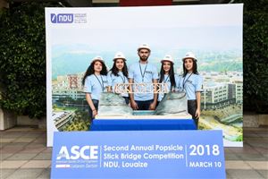 NDUers Win 2018 Inter-Universities Popsicle Stick Bridge Competition 5