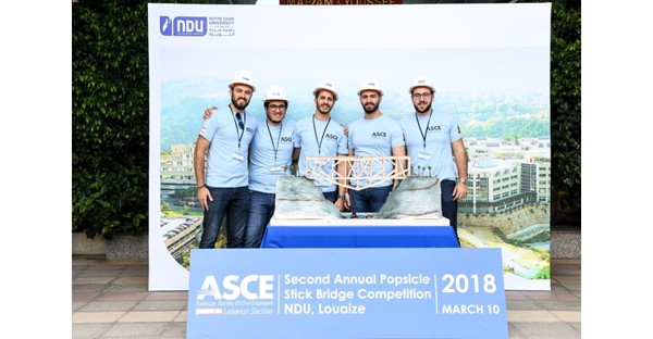 NDUers Win 2018 Inter-Universities Popsicle Stick Bridge Competition 10