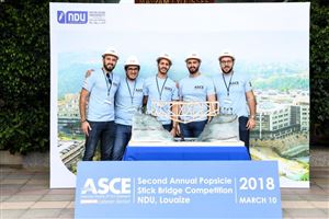 NDUers Win 2018 Inter-Universities Popsicle Stick Bridge Competition 10