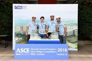 NDUers Win 2018 Inter-Universities Popsicle Stick Bridge Competition 24