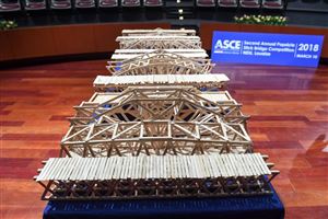 NDUers Win 2018 Inter-Universities Popsicle Stick Bridge Competition 27