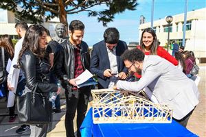 NDUers Win 2018 Inter-Universities Popsicle Stick Bridge Competition 5