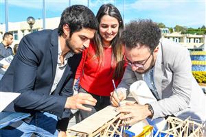 NDUers Win 2018 Inter-Universities Popsicle Stick Bridge Competition 6