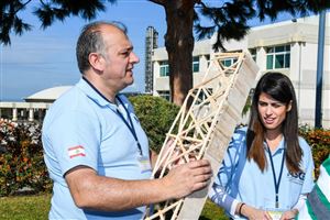 NDUers Win 2018 Inter-Universities Popsicle Stick Bridge Competition 11