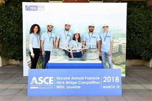 NDUers Win 2018 Inter-Universities Popsicle Stick Bridge Competition 12