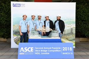 NDUers Win 2018 Inter-Universities Popsicle Stick Bridge Competition 15