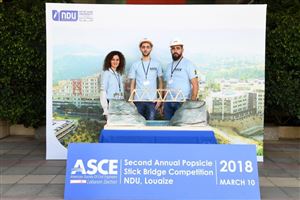 NDUers Win 2018 Inter-Universities Popsicle Stick Bridge Competition 16