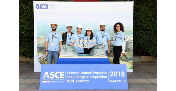 NDUers Win 2018 Inter-Universities Popsicle Stick Bridge Competition 19